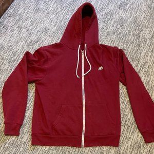 Enjoi Skateboarding Red Zip Sweatshirt